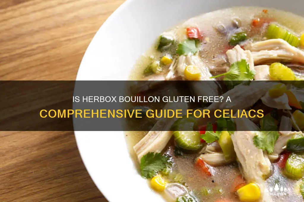 is herbox bouillon gluten free