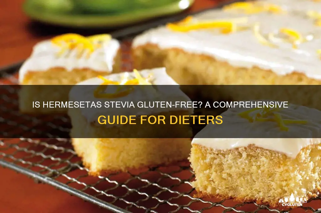 is hermesetas stevia gluten free