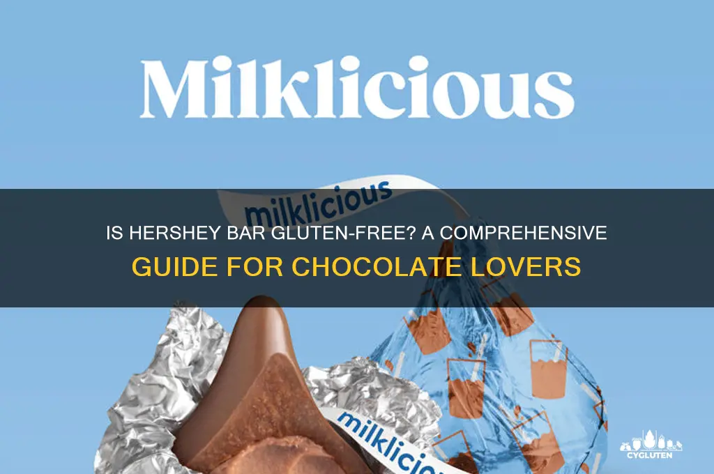 is hershey bar gluten free