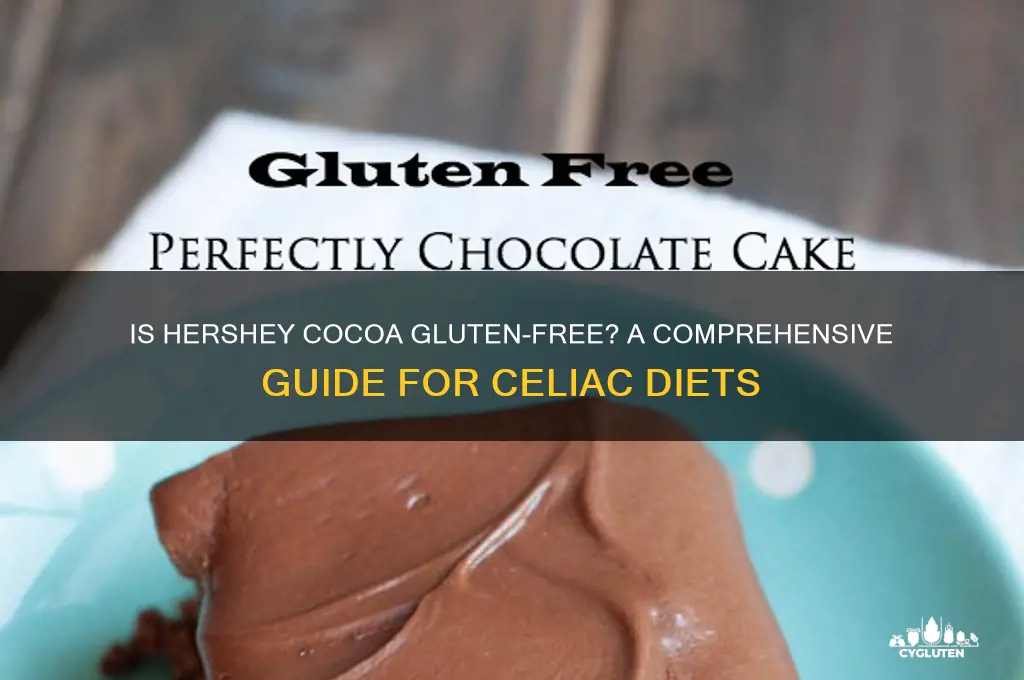is hershey cocoa gluten free