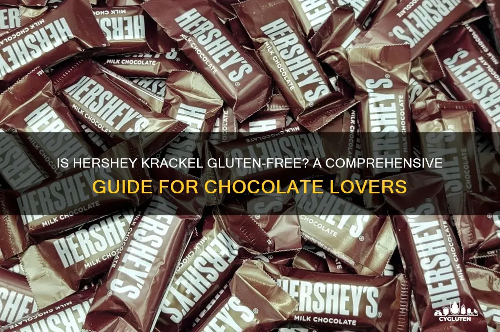 is hershey krackel gluten free
