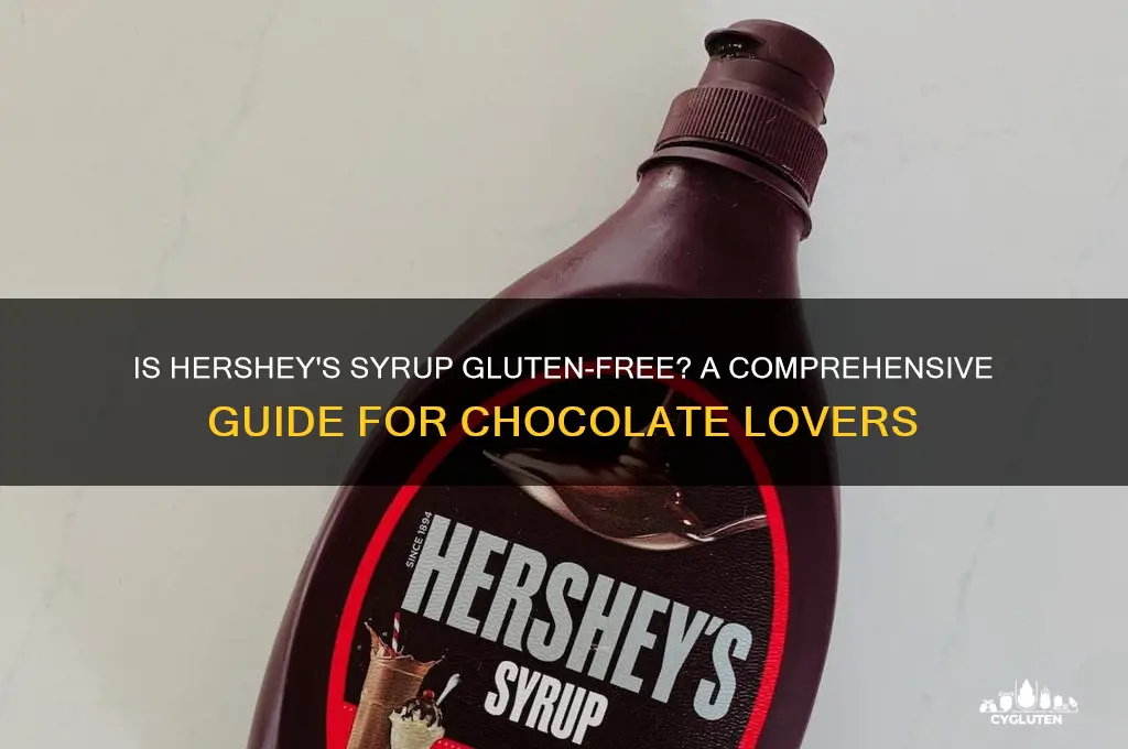 is hersheys syrup gluten free