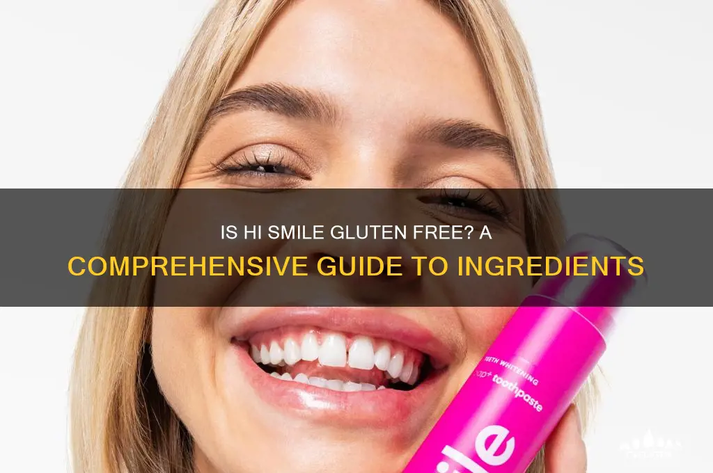 is hi smile gluten free