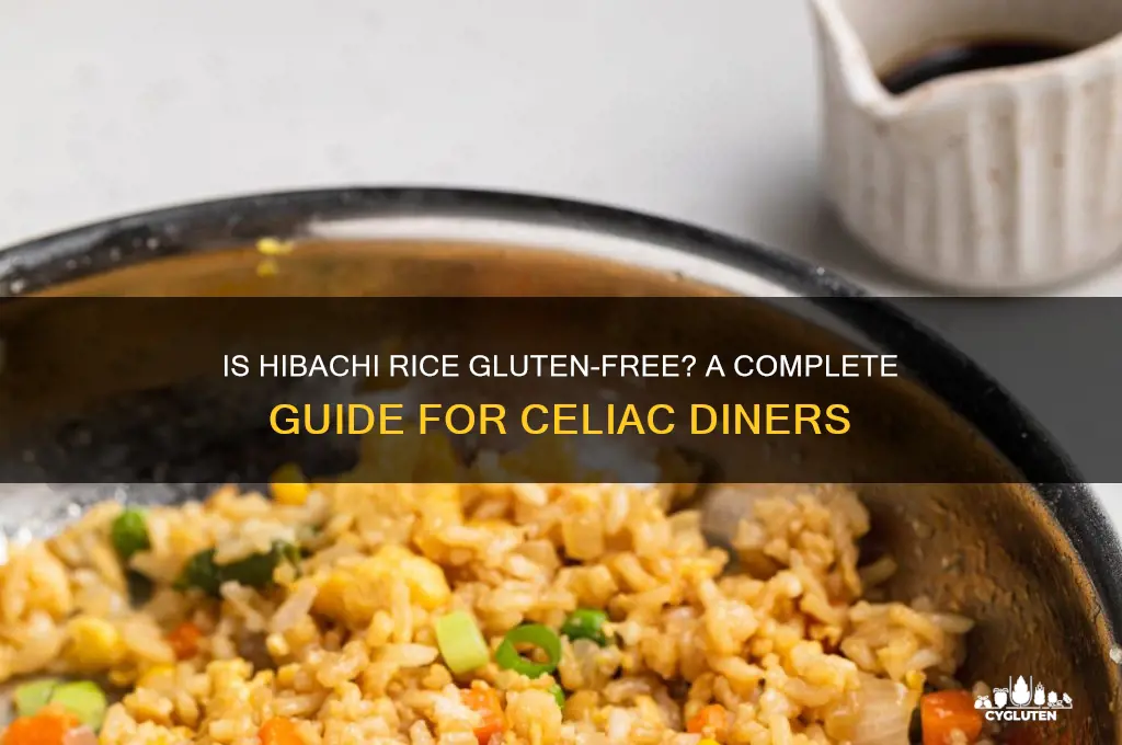 is hibachi rice gluten free