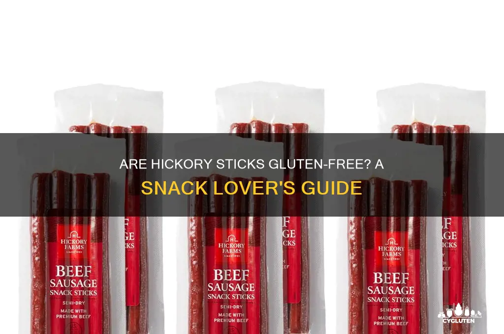 is hickory sticks gluten free