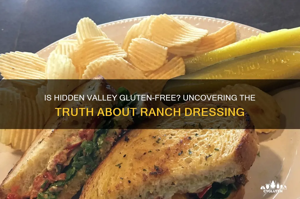 is hidden valley gluten free