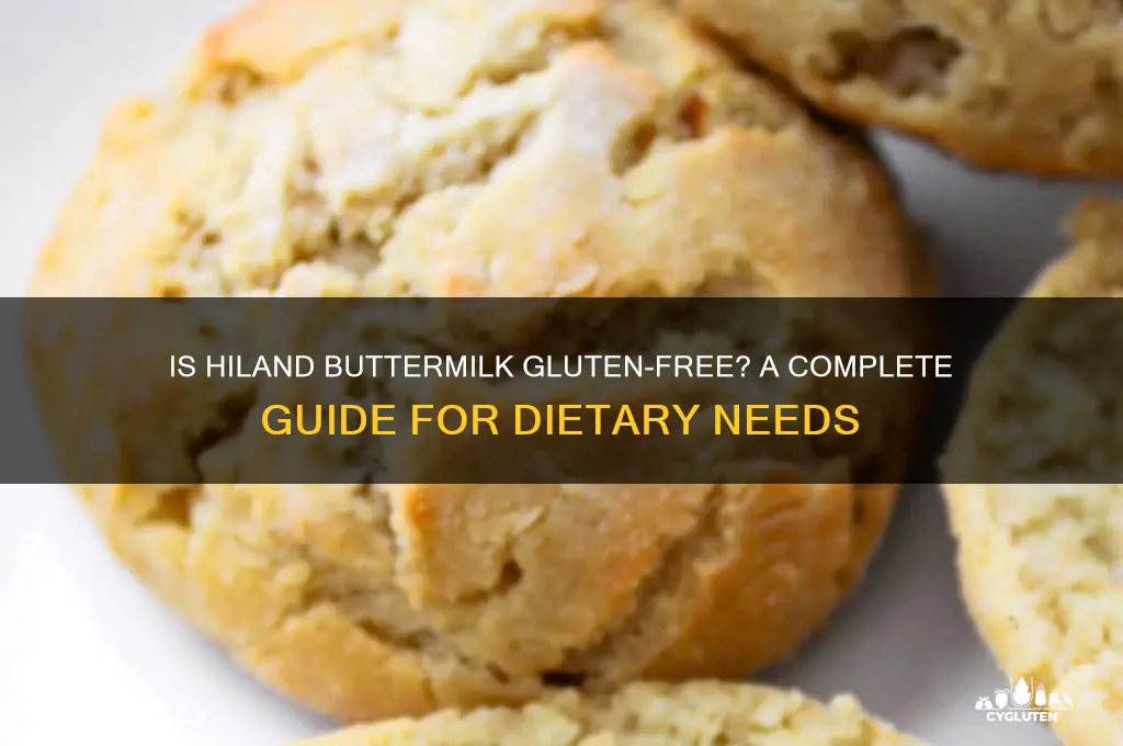 is hiland buttermilk gluten free