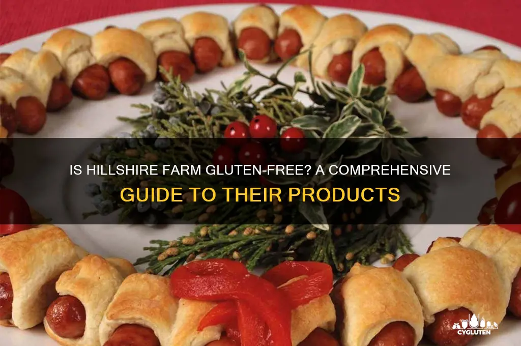 is hillshire farm gluten free