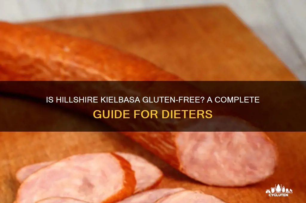 is hillshire kielbasa gluten free