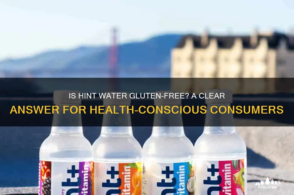 is hint water gluten free