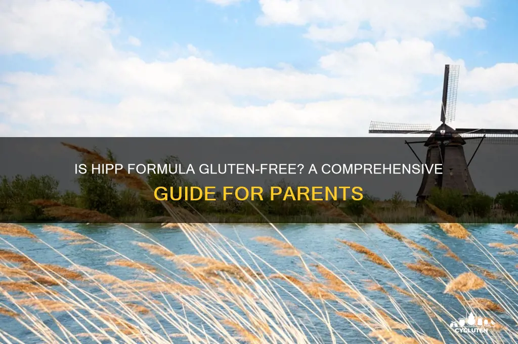 is hipp formula gluten free