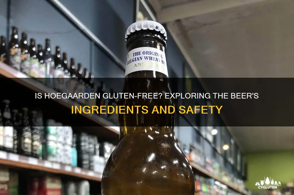 is hoegaarden gluten free