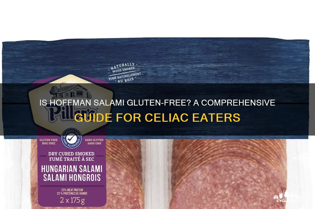 is hoffman salami gluten free