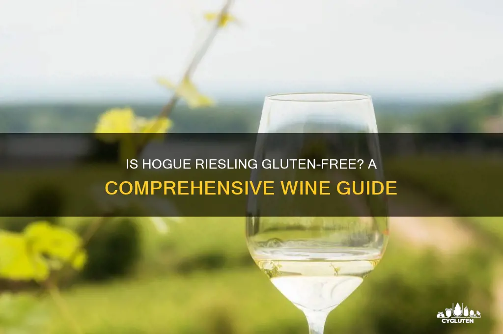 is hogue riesling gluten free
