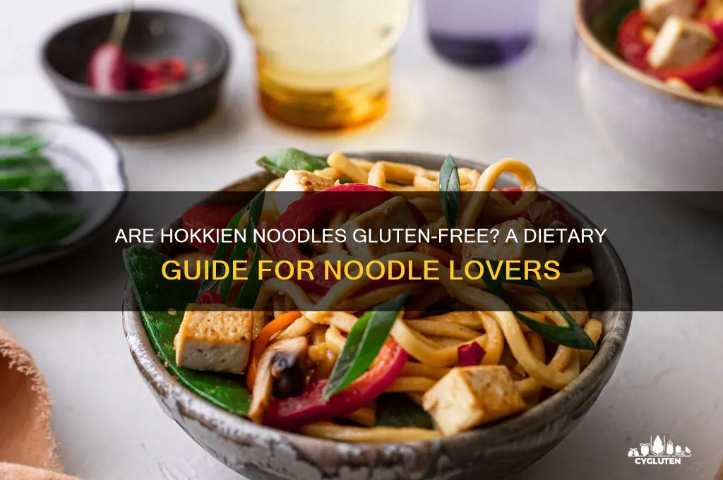 is hokkien noodles gluten free