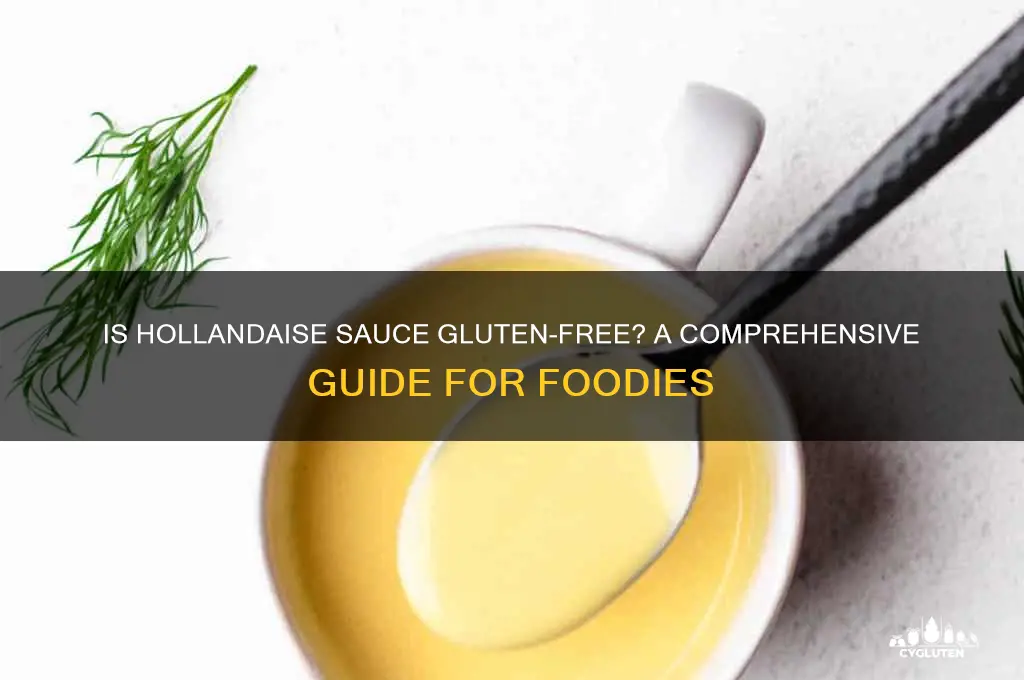 is hollandaise gluten free