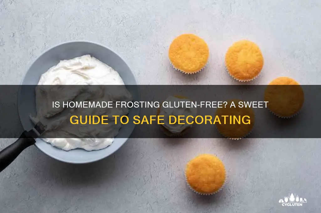 is homemade frosting gluten free