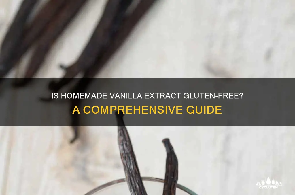 is homemade vanilla gluten free