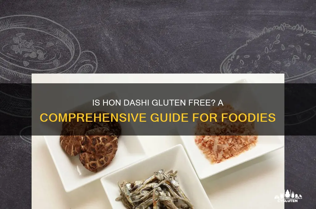 is hon dashi gluten free