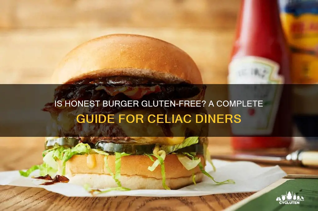 is honest burger gluten free