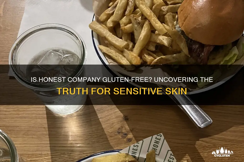 is honest company gluten free