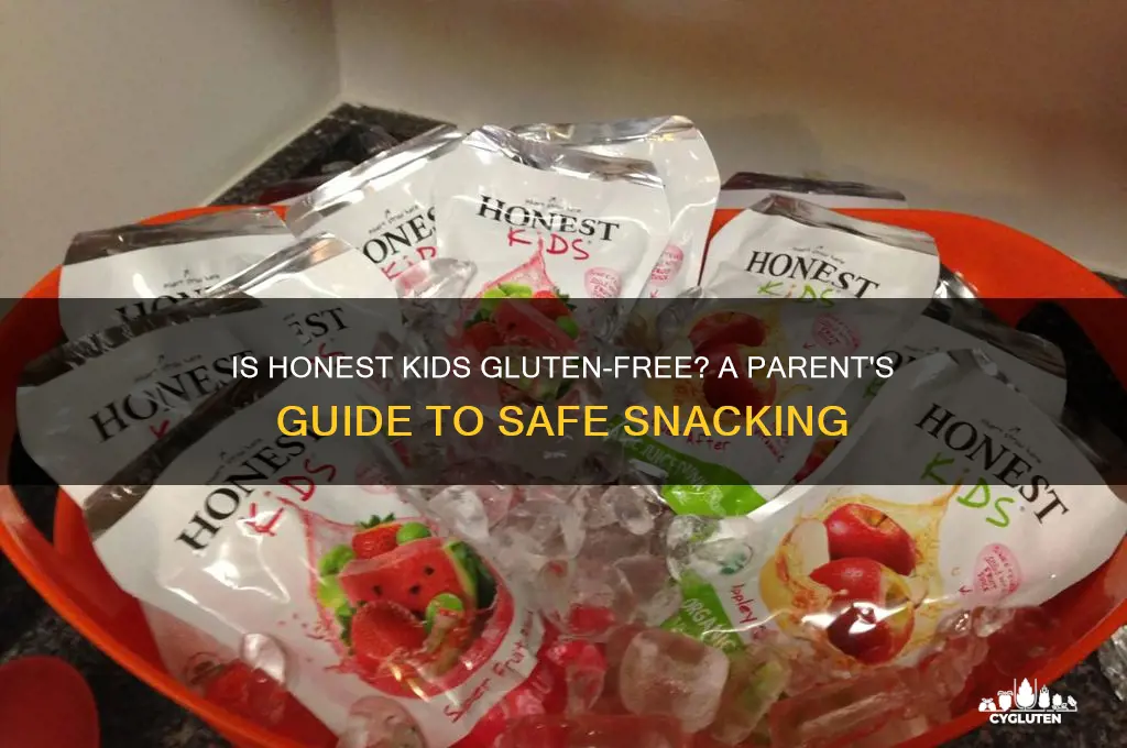 is honest kids gluten free