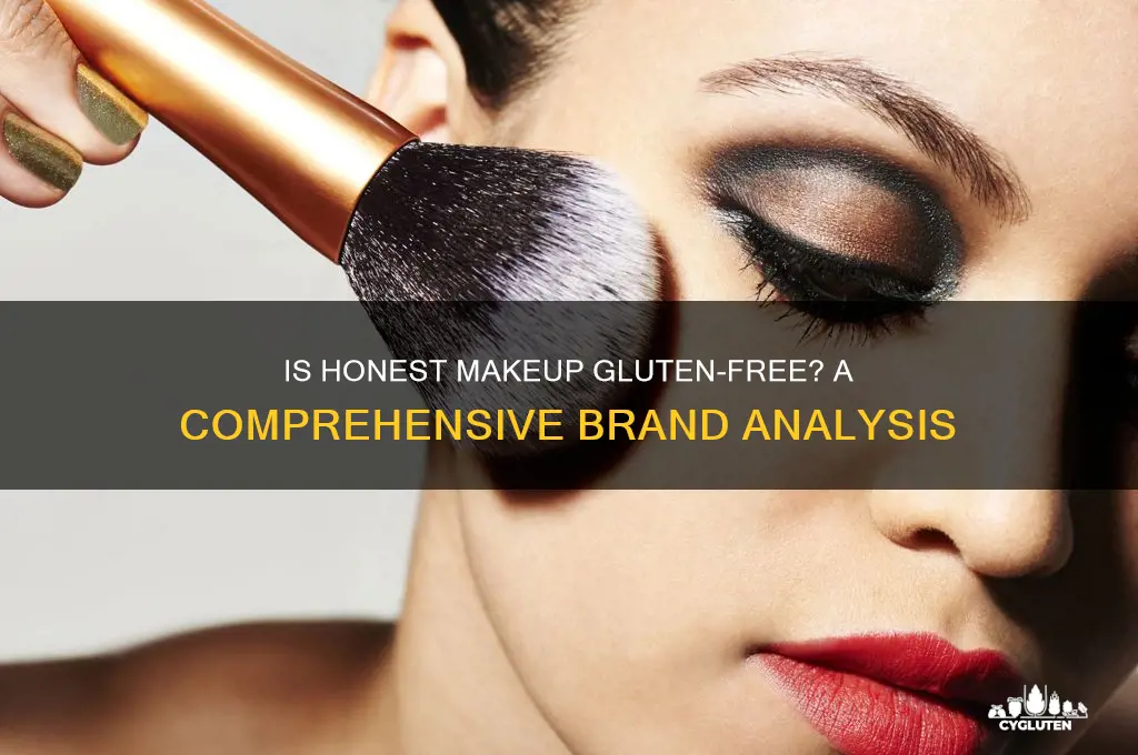is honest makeup gluten free