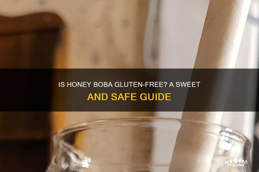 is honey boba gluten free