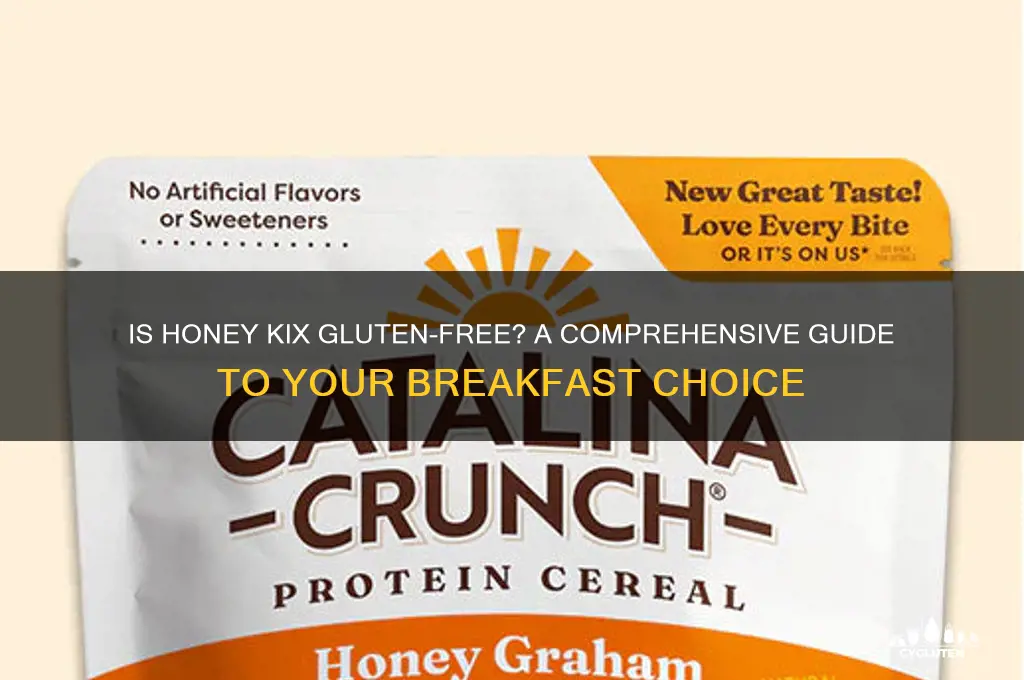 is honey kix gluten free