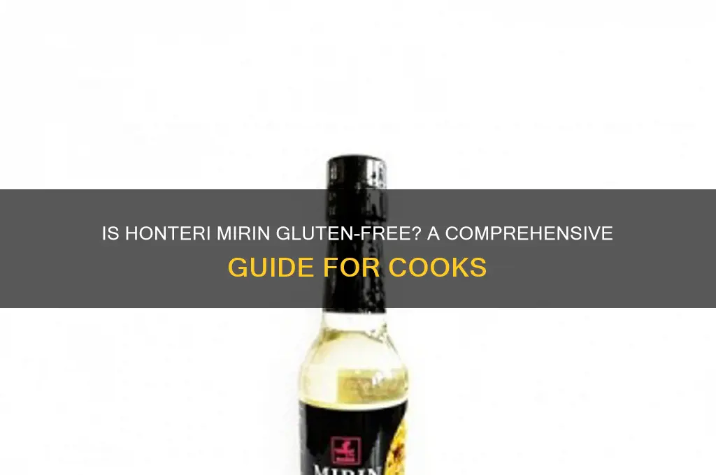 is honteri mirin gluten free