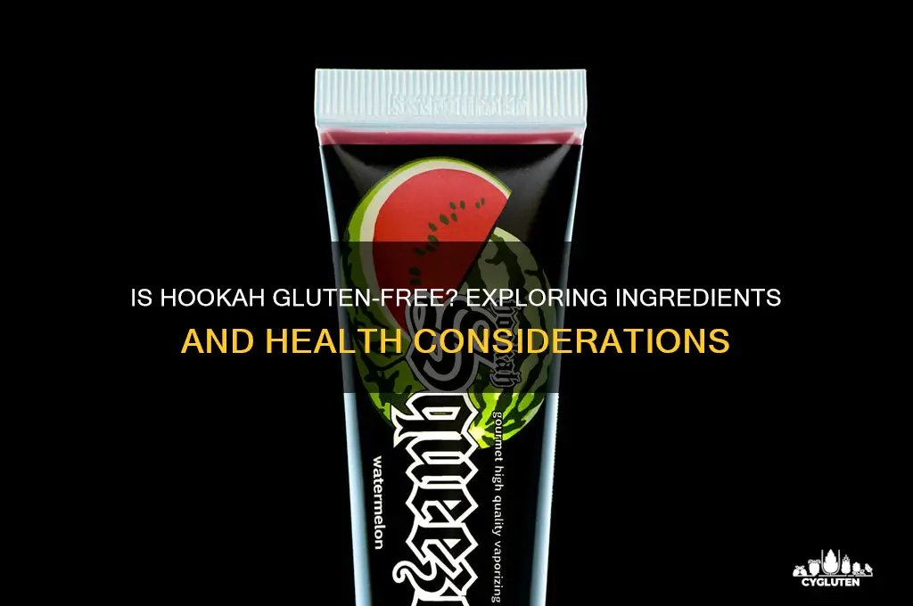 is hookah gluten free