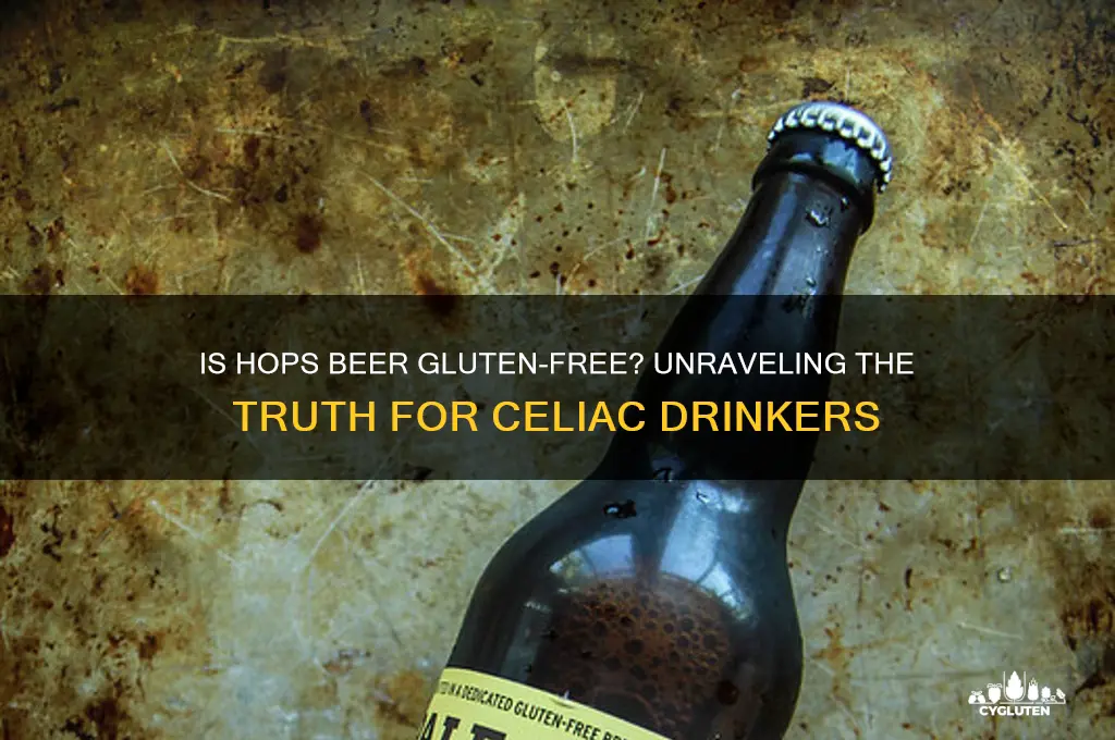 is hops beer gluten free