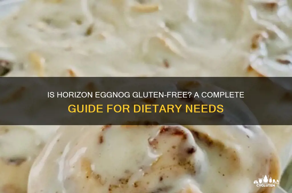 is horizon eggnog gluten free