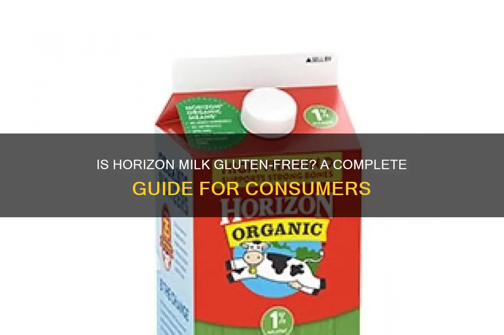 is horizon milk gluten free