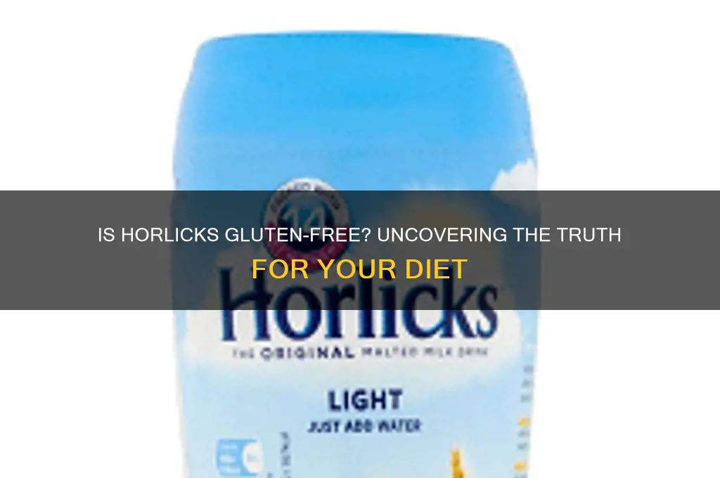is horlicks gluten free