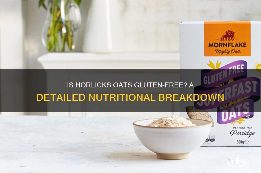 is horlicks oats gluten free