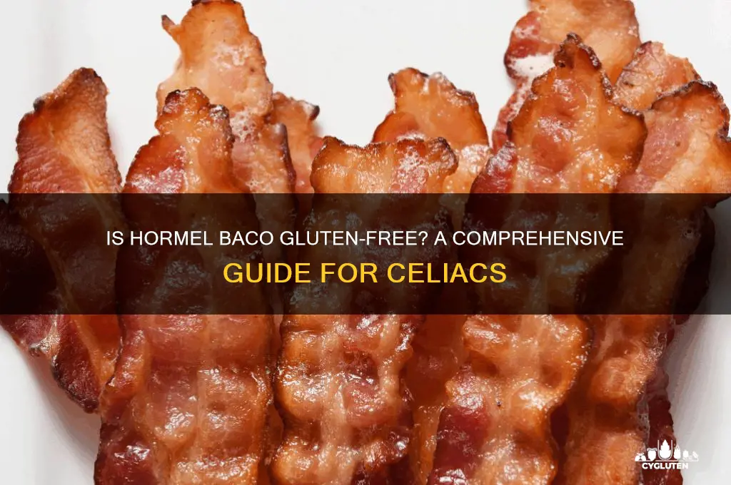 is hormel baco gluten free