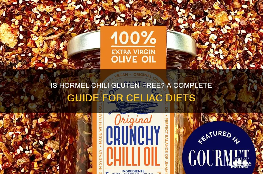 is hormel chilli gluten free
