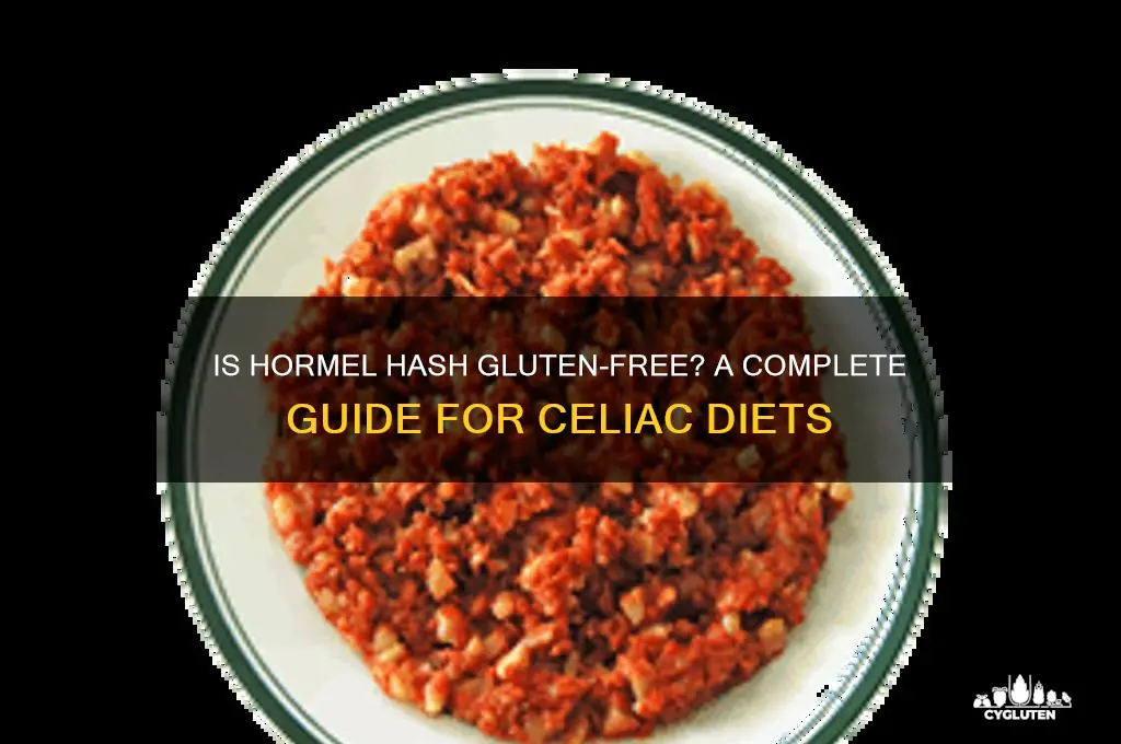 is hormel hash gluten free