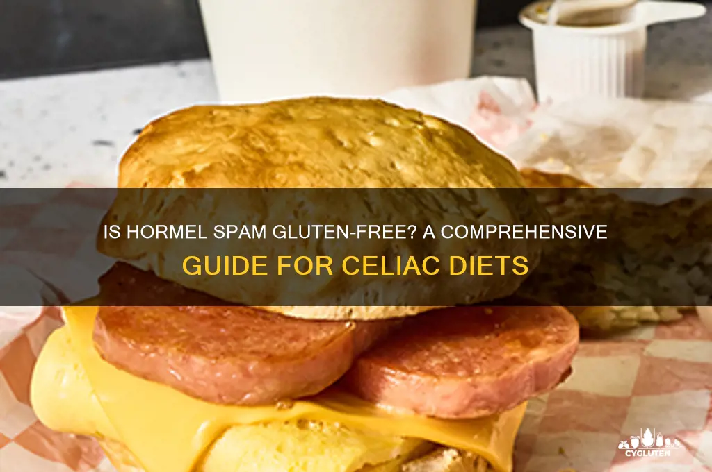 is hormel spam gluten free