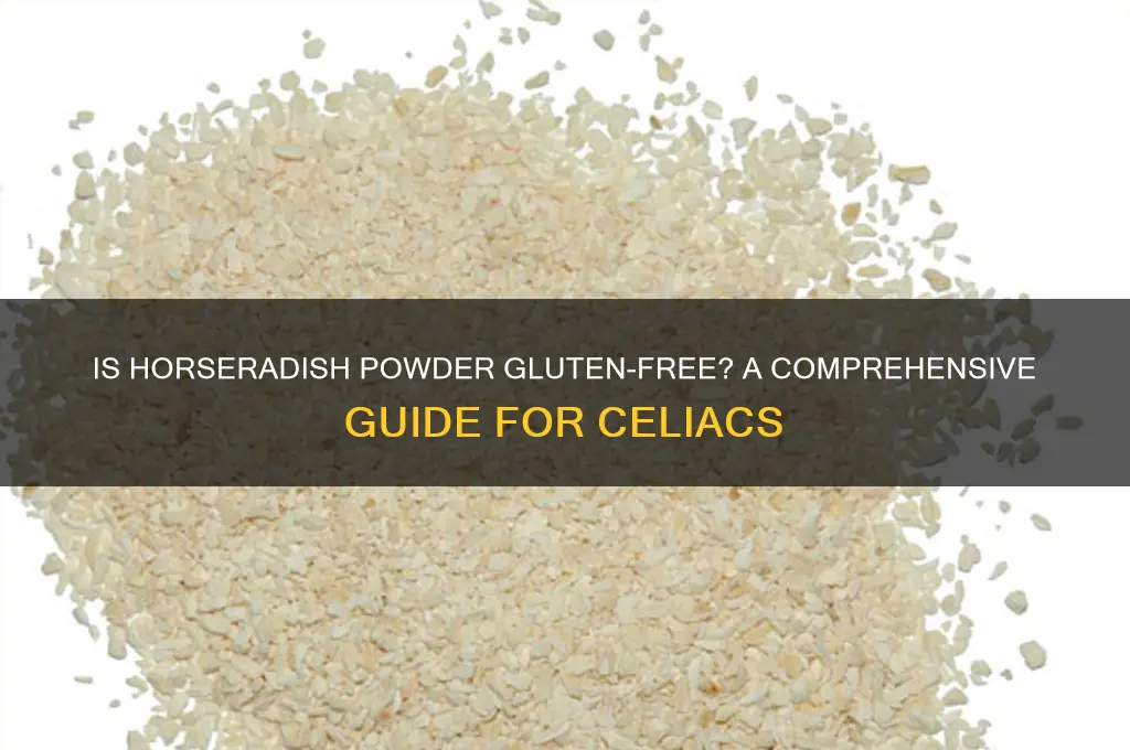 is horseradish powder gluten free