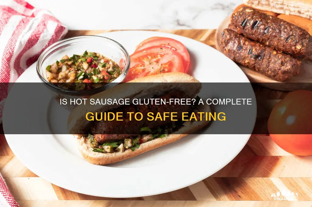 is hot sausage gluten free