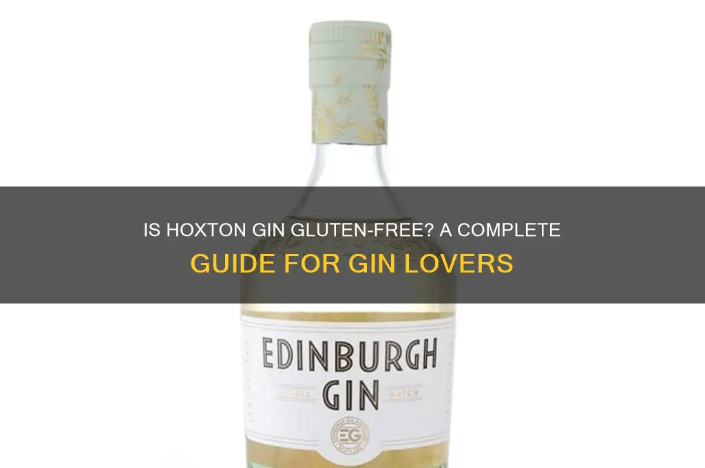 is hoxton gin gluten free