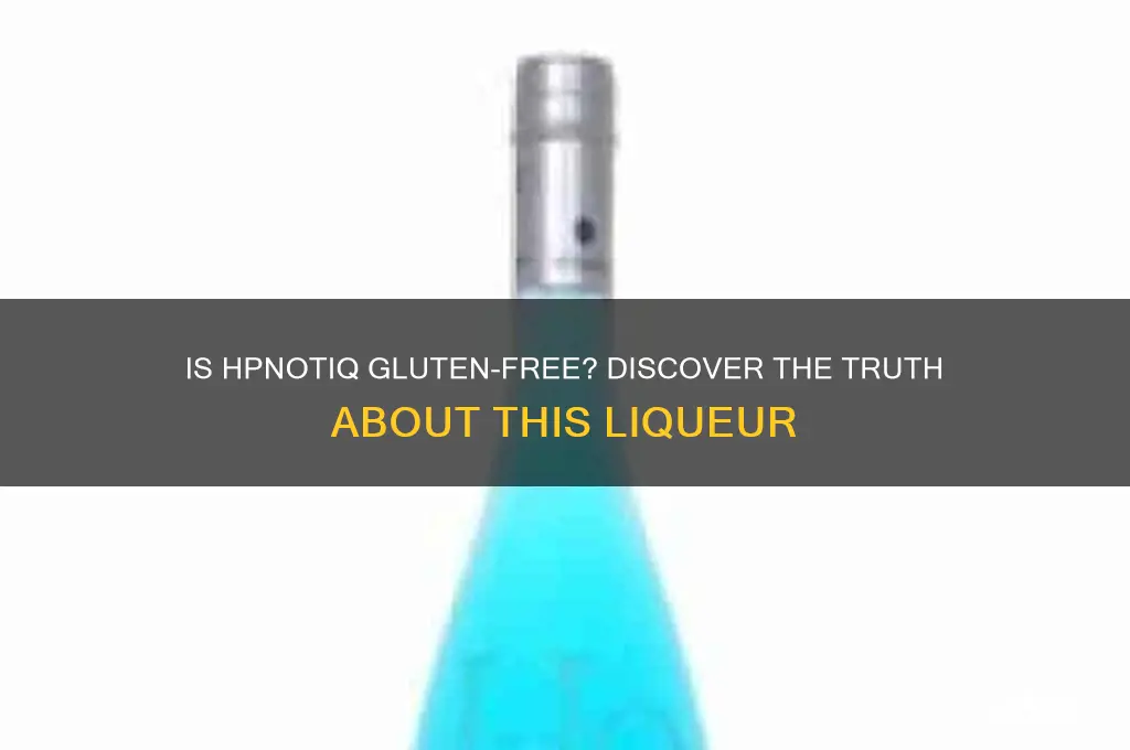 is hpnotiq gluten free