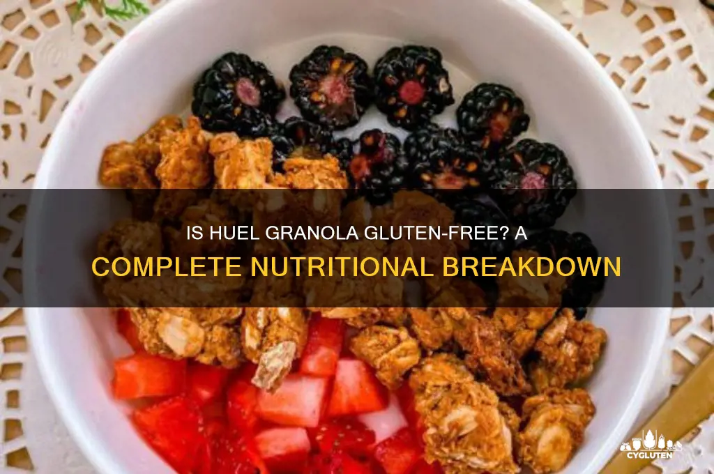 is huel granola gluten free