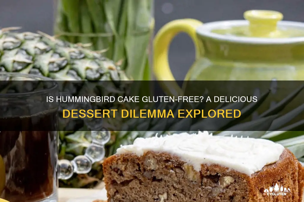 is hummingbird cake gluten free