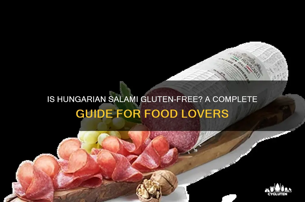 is hungarian salami gluten free