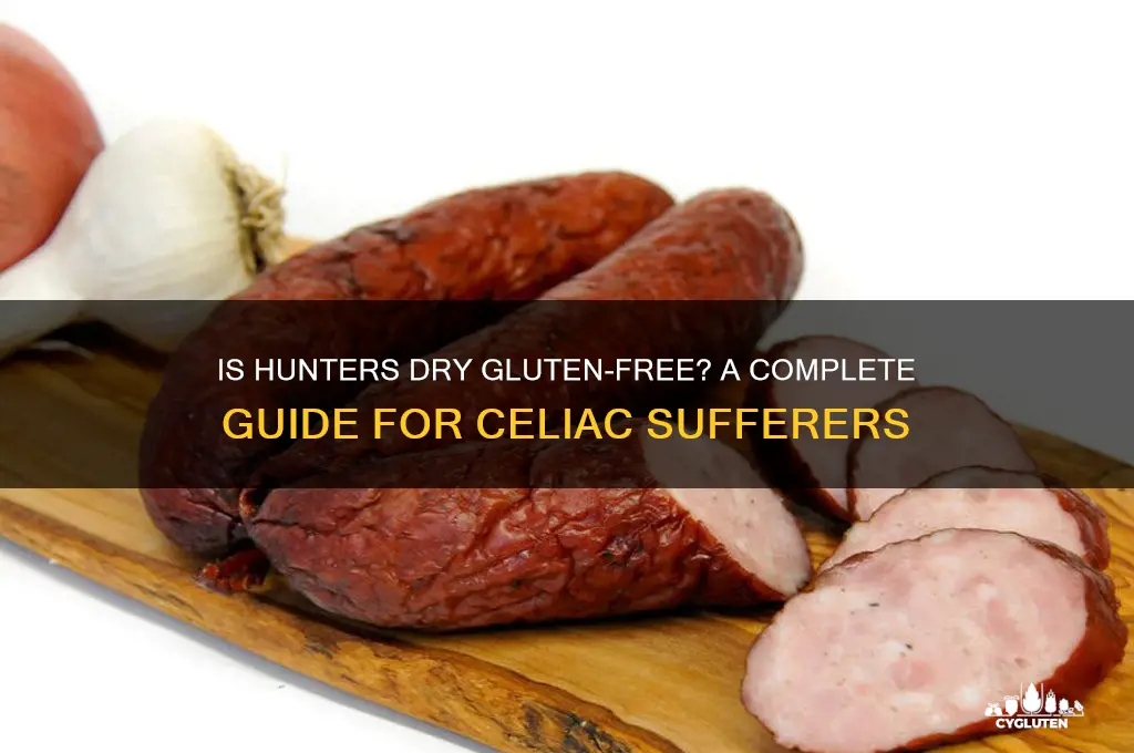is hunters dry gluten free