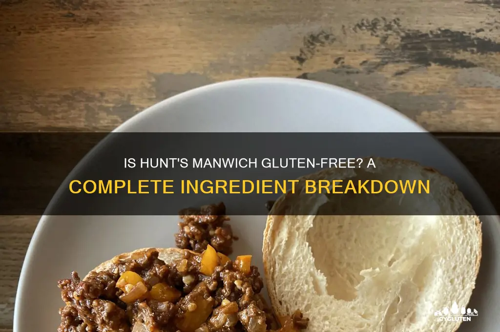 is hunts manwich gluten free