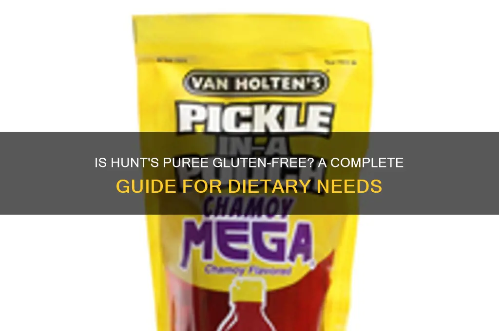 is hunts puree gluten free